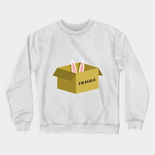 Fragile box. What's inside, even? Crewneck Sweatshirt